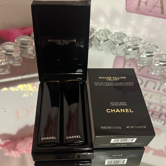 Host pick!♥️Chanel Rouge Allure Velvet Limited Edition Set of 2 - Picture 3 of 11